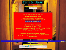 Tablet Screenshot of cortedeirossi.it